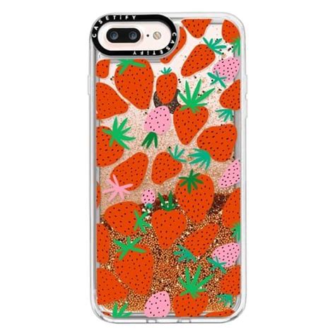 Strawberries By Bodil Jane Casetify Glitter Case Phone Cases