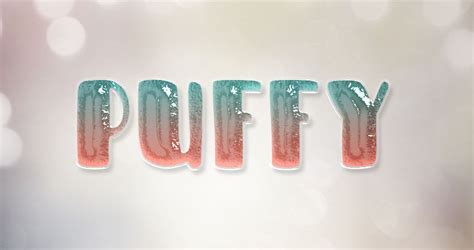 How To Create A Glossy Puffy Text Effect In Adobe Photoshop