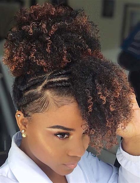 Black Natural Hairstyles For Medium Length Hair