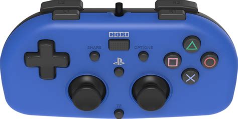 Ps4 Wired Mini Gamepad Blue Nordic Game Supply