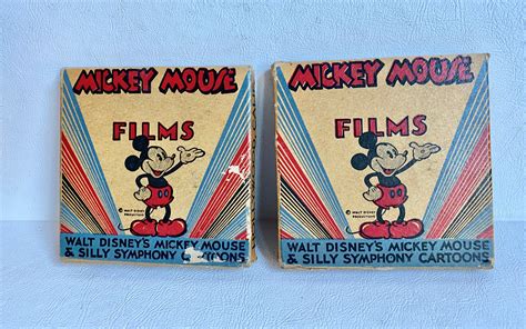 Vintage Set Of Two 8mm Mickey Mouse Films Walt Disneys Etsy