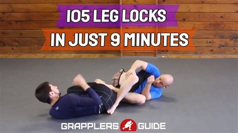 105 Leg Lock Techniques In Just 9 Minutes Jason Scully Bjj Grappling Mma Youtube