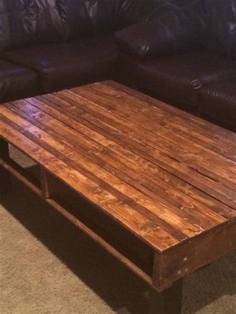 11 diy wooden crate coffee table ideas. DIY Simple Pallet Wood Coffee Table | Pallet Furniture Plans
