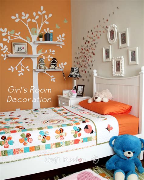 Perhaps your parents let you pick out your favourite paint colour for the walls, or a duvet cover featuring your favourite cartoon character or disney princess. Girl's Bedroom Decoration Ideas - Home Decor | Craft Passion