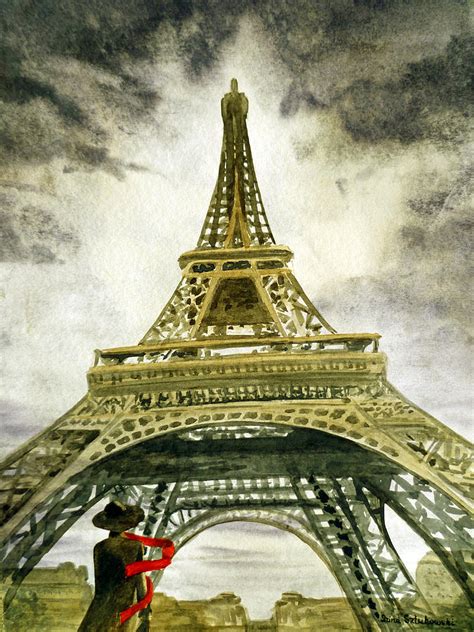 Eiffel Tower Paris By Irina Sztukowski