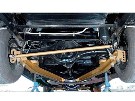 A rear suspension piece holding the rear axle firmly fore and aft yet allowing it to travel up and down. SUSPENSION: NASCAR style trailing arms | '60s Chevy C10 ...
