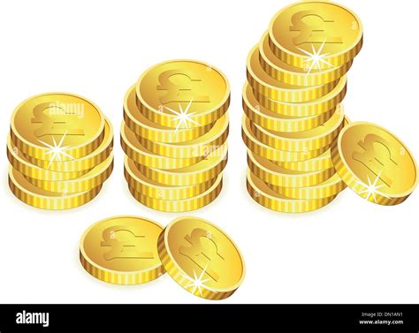 Vector Golden Coins Stock Vector Image And Art Alamy