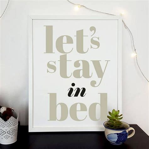 let s stay in bed quote wall art couple bedroom decor etsy bedroom decor for couples