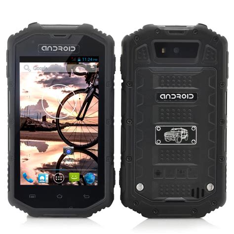 Rugged Android Dual Core Phone Waterproof Shockproof Dust Proof