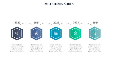 Milestone Slide Templates Biz Infograph