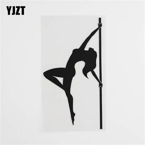 Yjzt 86cmx162cm Stripper Sexy Naked Girl Dance Decal Vinyl Car