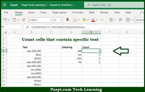How To Count Cells With Specific Text In Excel Both Case Sensitive And
