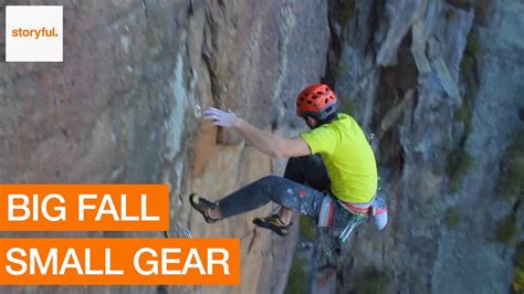 Climber Survives Big Fall With Minimal Gear Youtube