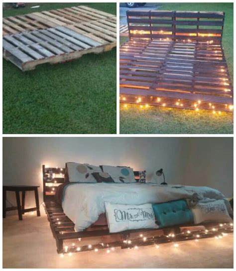 I love this bed because it is simple enough to be used in any style, but can have a headboard added on if. Top 62 Recycled Pallet Bed Frames - DIY Pallet Collection
