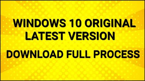 How To Download Windows 10 Original Versionhow To Download Windows 10