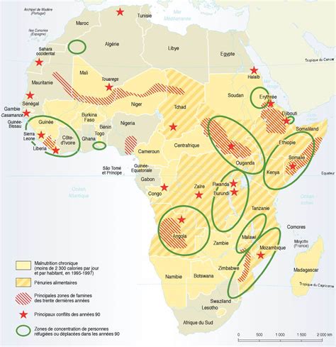 Carte Des Conflits En Afrique