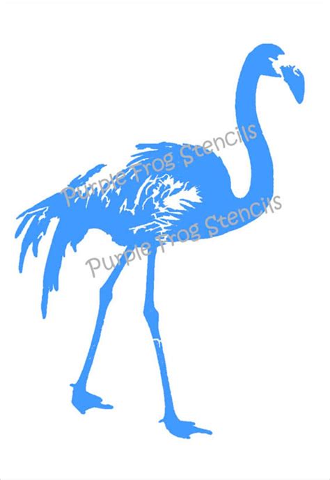 Pink Flamingo Stencil Reusable Different Sizes Available Etsy