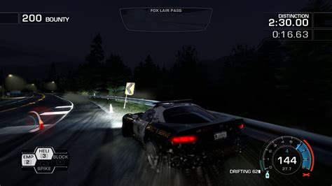 Need For Speed Hot Pursuit Fox Lair Pass Under Pressure