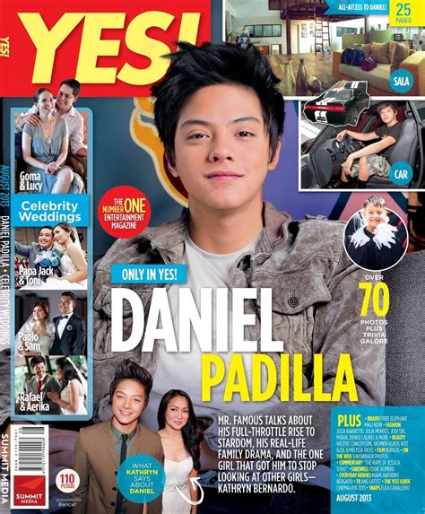 Magazine Cover Yes August 2013 Daniel Padilla Philippines