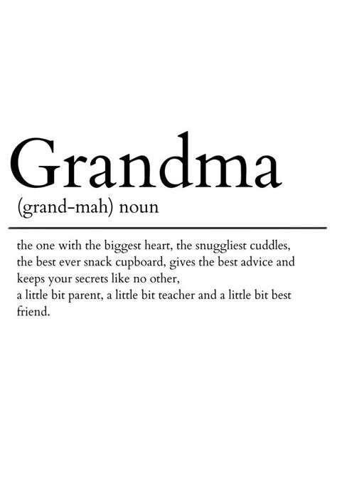 Grandma T Grandma Description Digital Print Grandma Quote