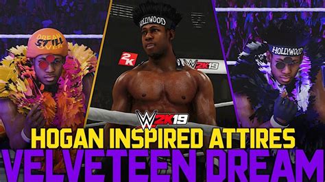 Wwe 2k19 Velveteen Dreams Awesome Hulk Hogan Inspired Attires Youtube