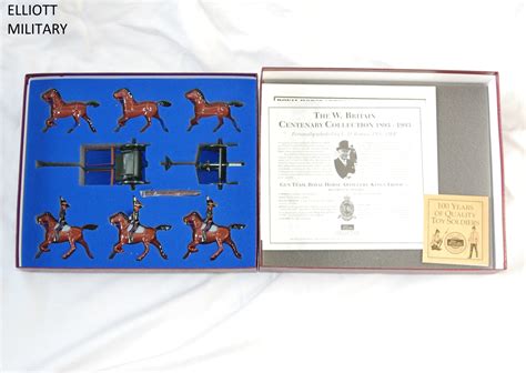 Britains Centenary RHA Gun Team (Kings Troop) Set - Elliott Military