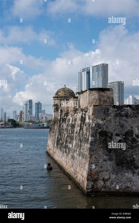 South America Colombia Cartagena Historic Walled City Center City