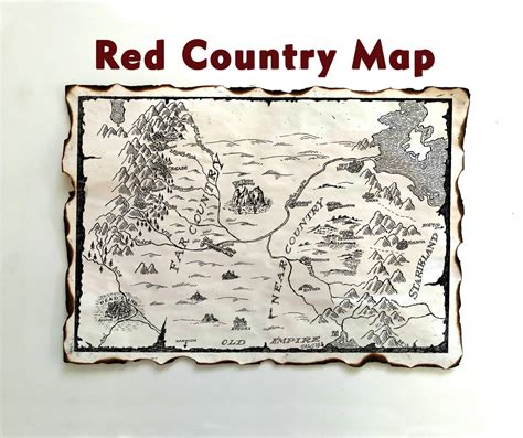Red Country Map The Far Country Map The First Law Map The 58 Off