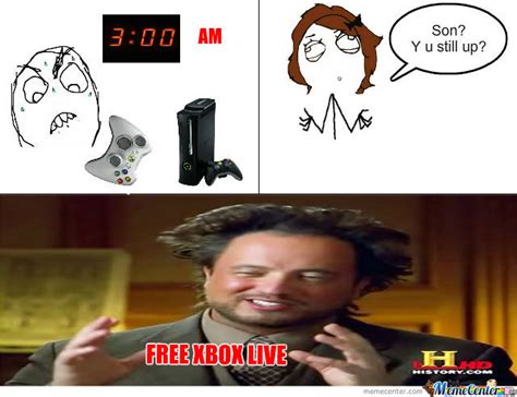 Free Xbox Live By Irishdragon47 Meme Center