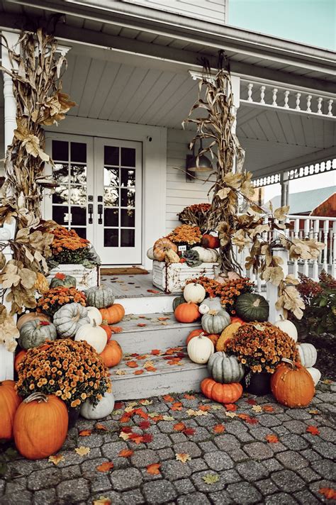 Fall Front Porch Inspiration Re Fabbed