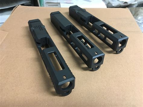Glock 19 Gen 3 Custom Slides, G17 Slide, G19 Gen 4 RMR Slide, Dawson