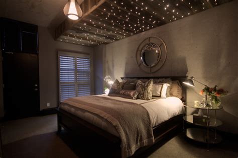 Optical Fiber Lights In Modern Bedroom Bclight