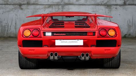 Hintergrundbilder Lamborghini Diablo Rote Autos 1920x1080 Driges
