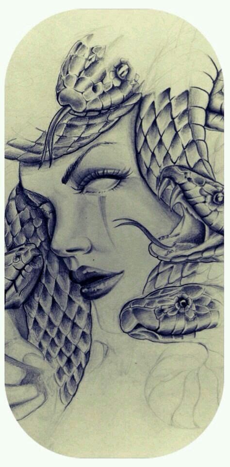 Unlike the gorgons, she was sometimes represented as very beautiful. Medusa … | tattoos | Medus…