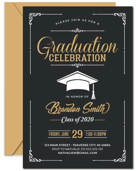 Free High School Graduation Invitations Printable
