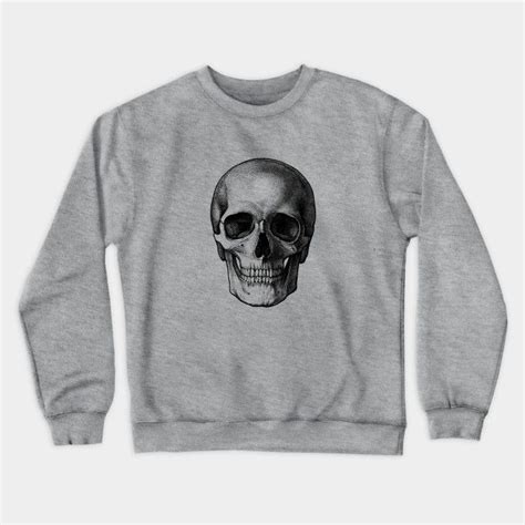 Skull By Sasharusso Sweatshirts Crew Neck Sweatshirt Sweatshirt Designs