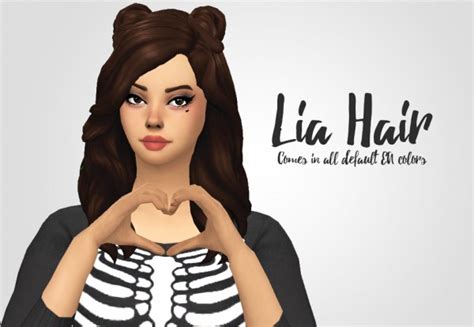 Ivo Sims Lia Free Hairstyle Sims 4 Downloads