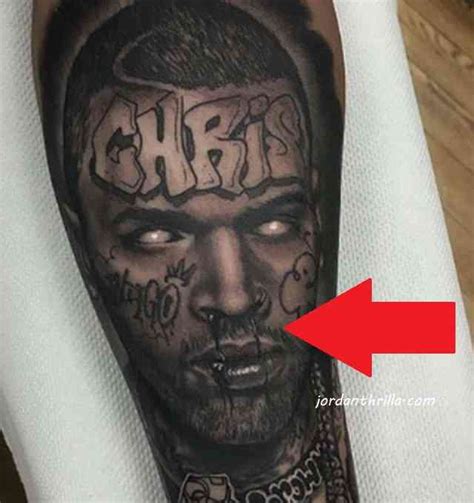 Chris brown added another tattoo to his body, this time on the right side of his face, courtesy of celebrity tattoo artist joaquin lopez of ganga tattoo. Chris Brown Overdose Death Face Tattoo With His Nose Bleeding Goes Viral as Rumors about Coke ...