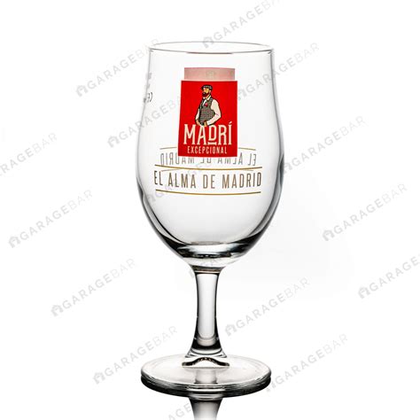 Madri Excepcional Chalice Beer Glass Pint 20oz Garagebar Limited