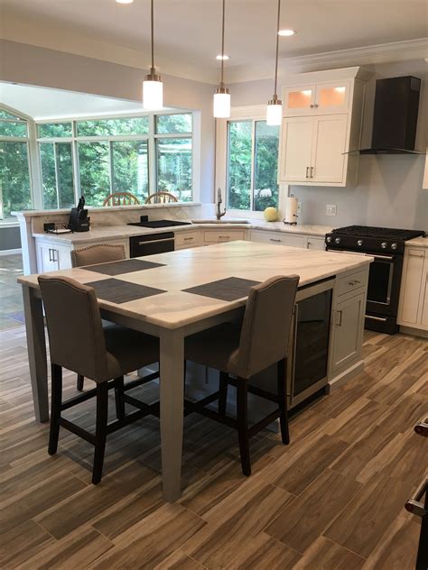 Custom Kitchen Island With Seating Island Table Appliance Etsy