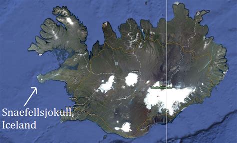 Snaefellsjokull Volcano And Glacier