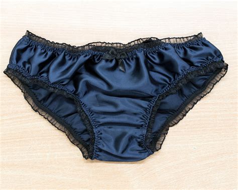 Panties Satin Sissy Ruffled Frilly Panties Bikini Knicker Underwear