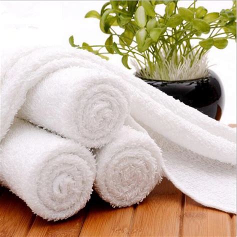 Wholesale 10pcs Lot White Disposable Square Towel Hotel Inn Foot Massage Beauty Salon Aviation