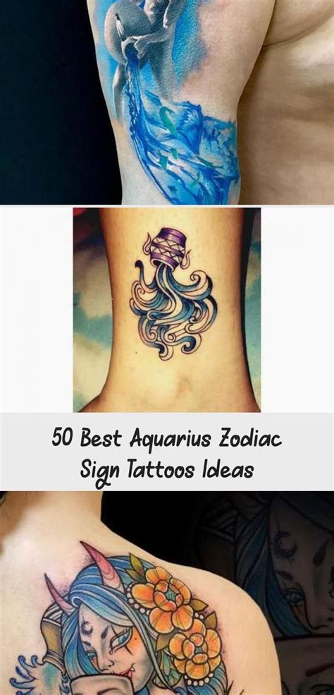 50 Best Aquarius Zodiac Sign Tattoos Ideas Aquarius