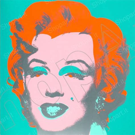 Andy Warhol Marilyn Quadro Stampa Su Tela Poster Tavola