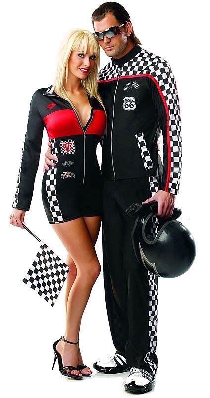 New Sexy Halloween Costumes Race Car Driver Costume Womens Ml