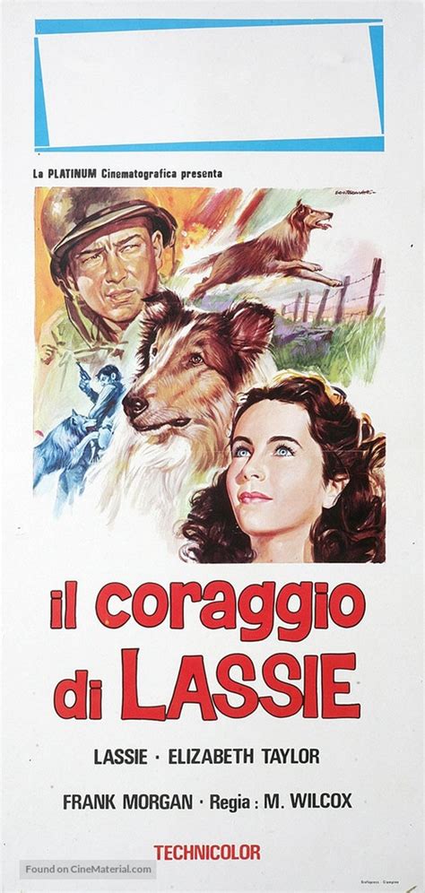 Courage Of Lassie 1946 Italian Movie Poster