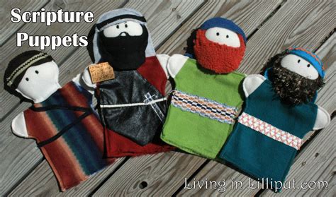 Scripture Puppets With Pattern Puppets Bible Characters Bible Crafts