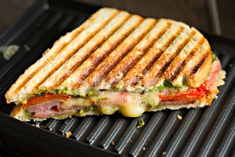 Panini Sandwich On The Grill Stock Photo Royalty Free Freeimages