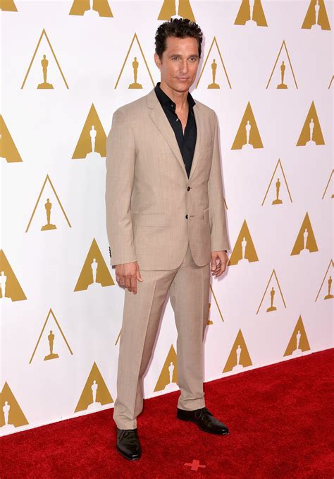 Matthew McConaughey At The Oscars POPSUGAR Fashion Australia